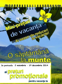 O saptamana <br>la munte